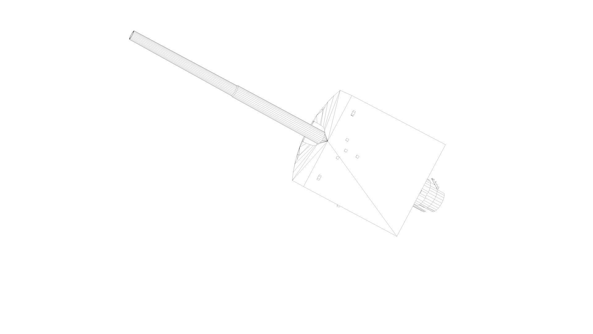 Bofors 15cm 150mm 50 Mk6 Naval Gun and Artillery 3D model_23
