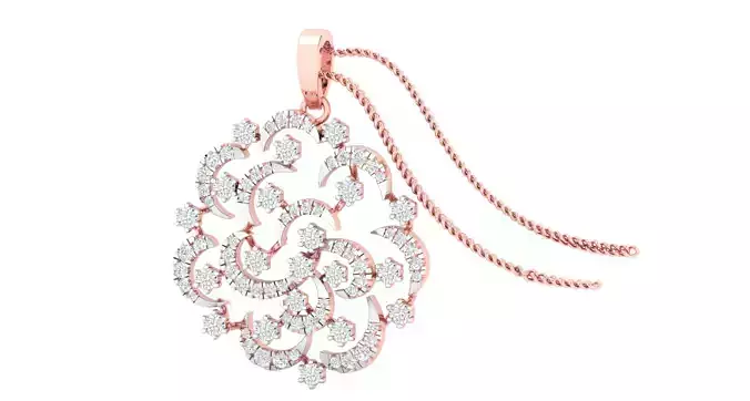 Women Pendants 3dm STL OBJ FBX Renders Details 