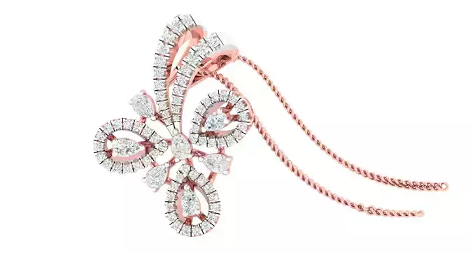 Women Pendants 3dm STL OBJ FBX Renders Details 