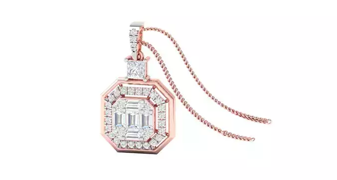 Women Pendants 3dm STL OBJ FBX Renders Details 