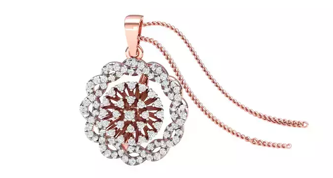 Women Pendants 3dm STL OBJ FBX Renders Details 