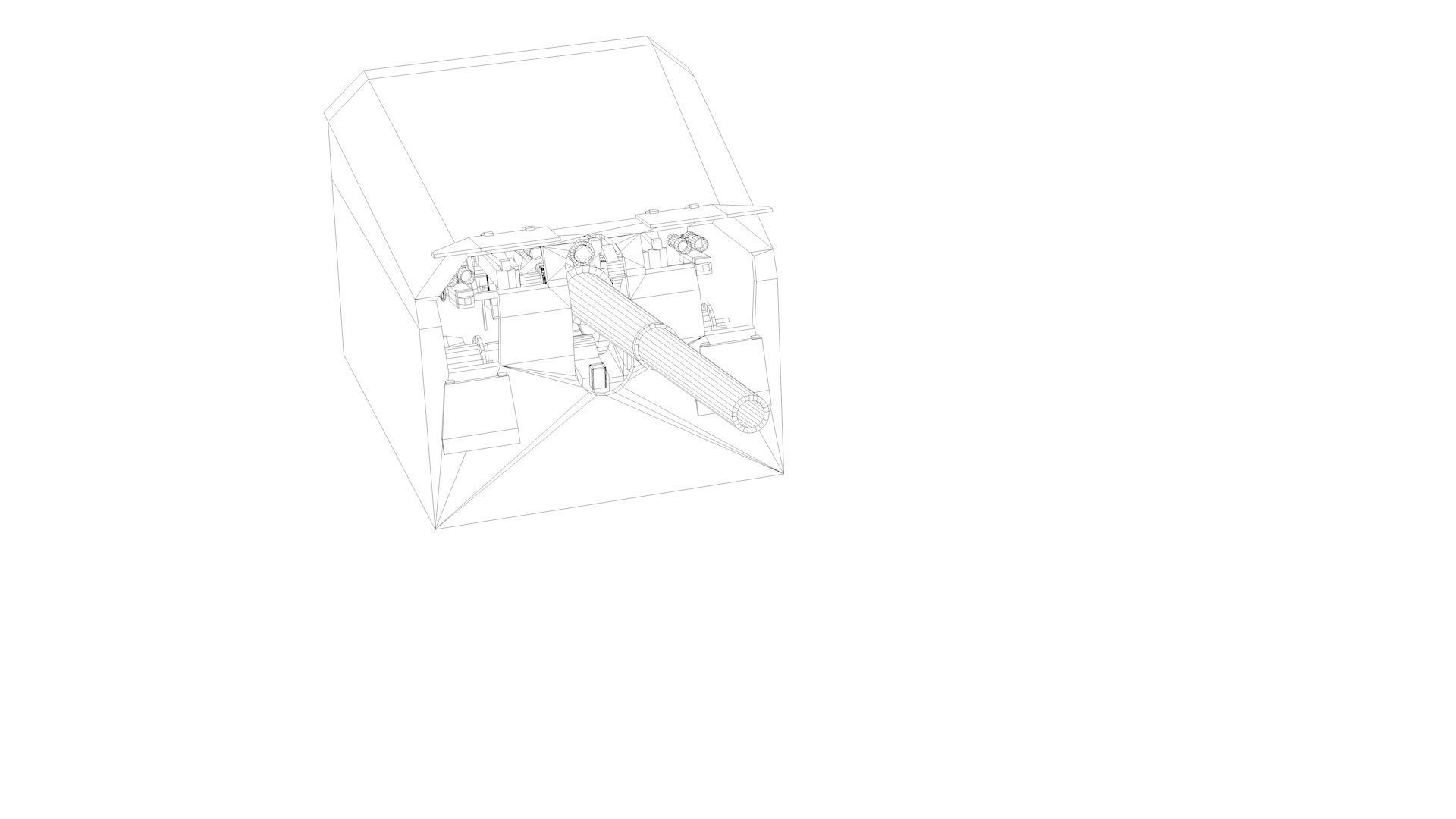 127mm 128mm SK C - 34 Naval Gun 3D model_24