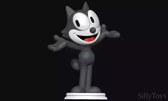 Felix The Cat 3D print model