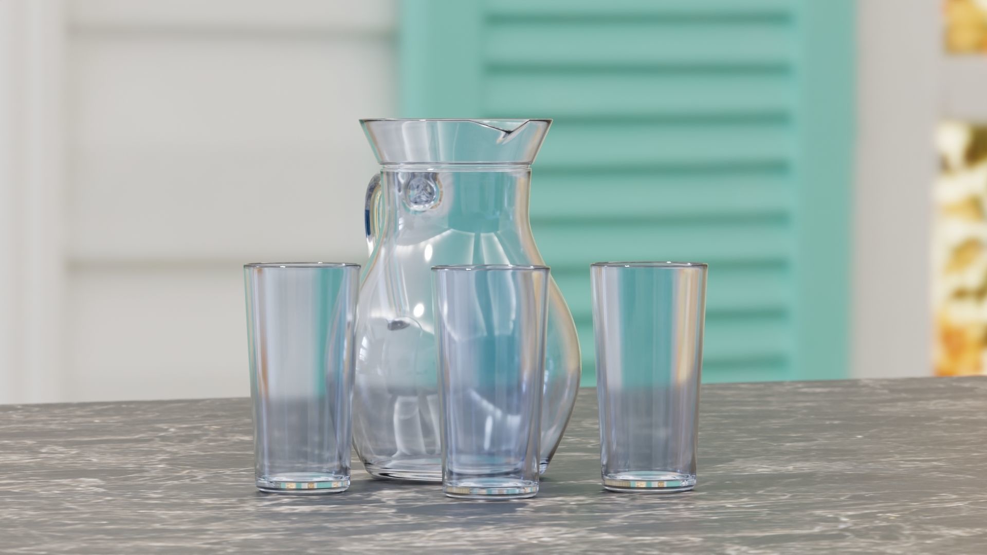 Water Pitcher 3D model_4