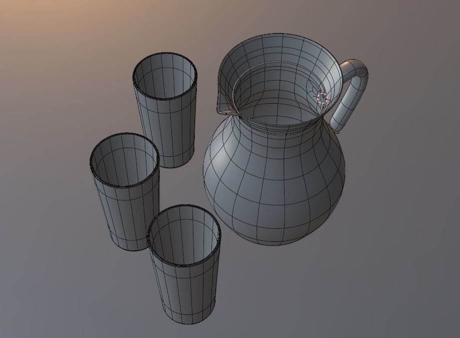 Water Pitcher 3D model_6