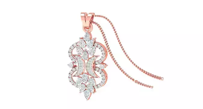 Women Pendants 3dm STL OBJ FBX Renders Details 
