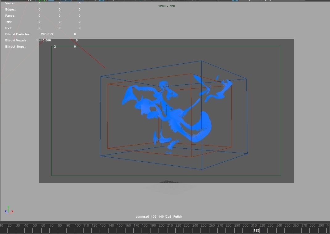 Slow abstract particles FX 3D model_4