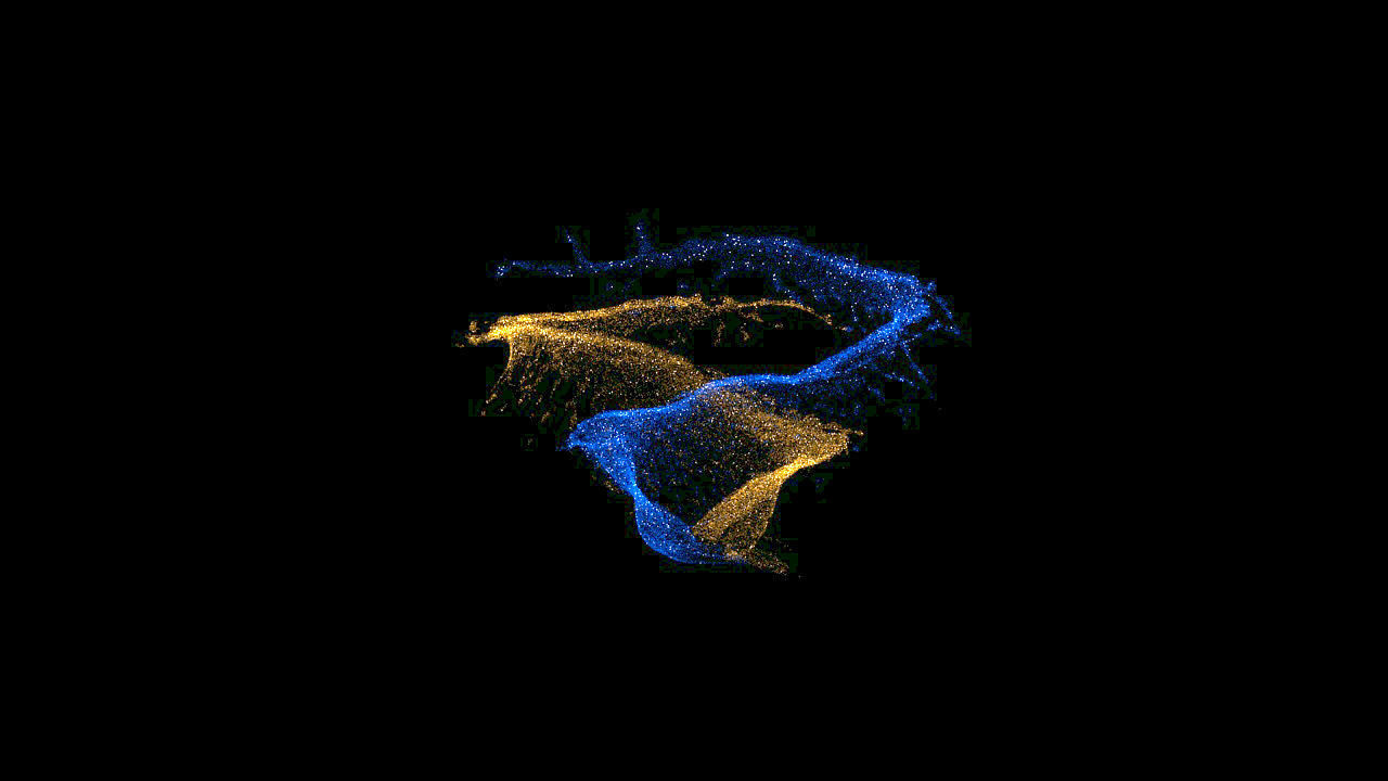 Slow abstract particles FX 3D model_2