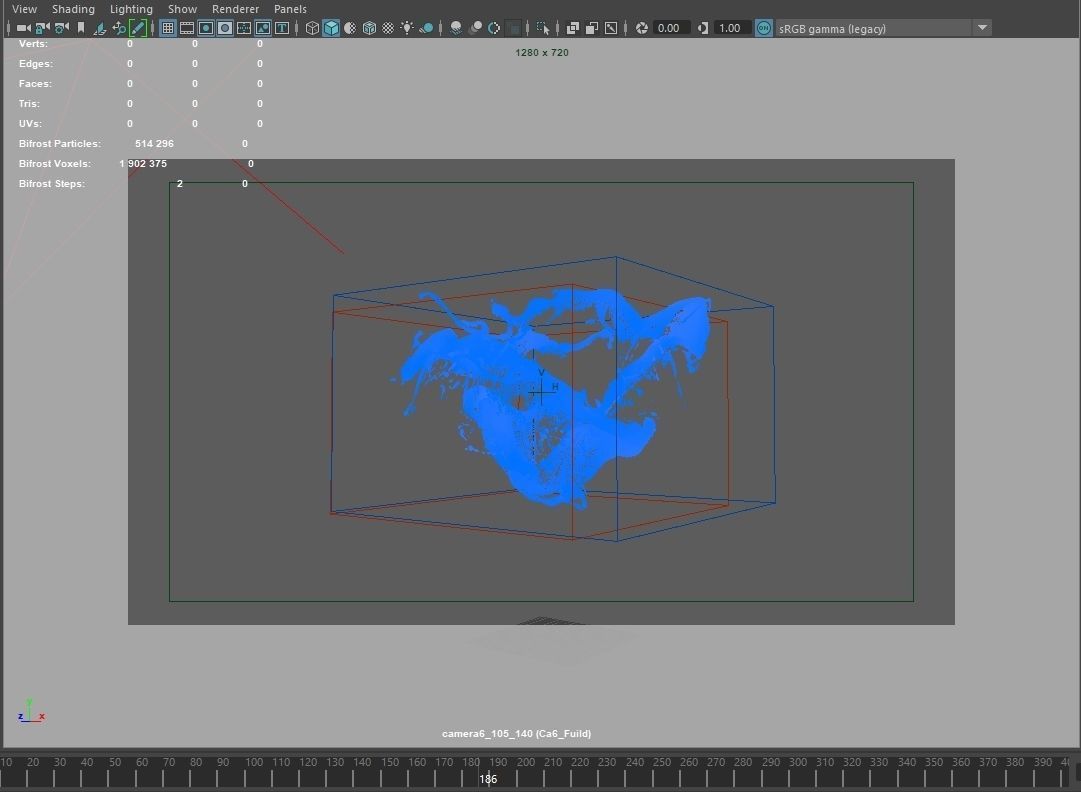 Slow abstract particles FX 3D model_3