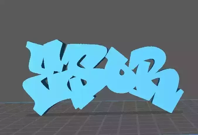 Every Shade of Rave 3D logo Free 3D print model