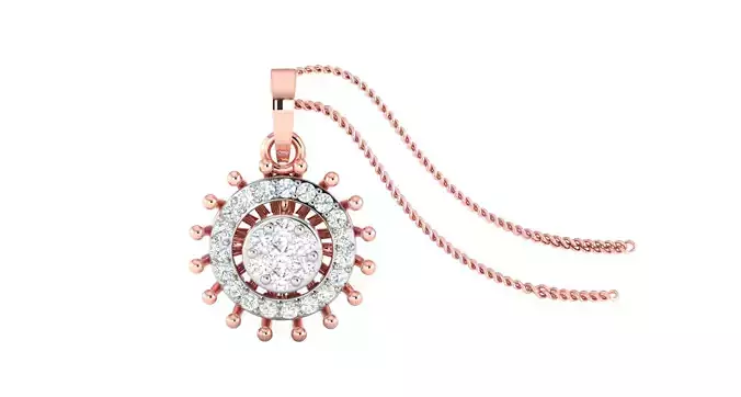 Women Pendants 3dm STL OBJ FBX Renders Details