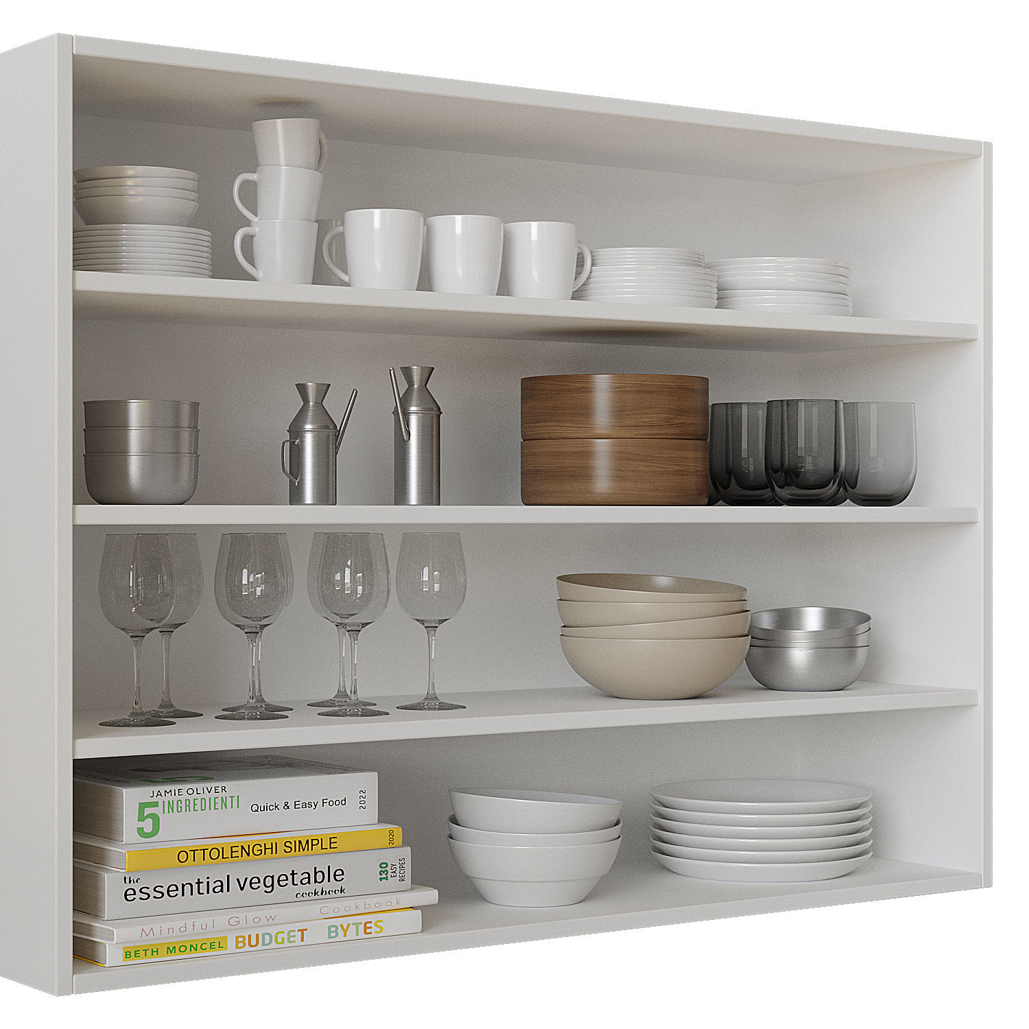 Set of Dishes 5 3D model_1