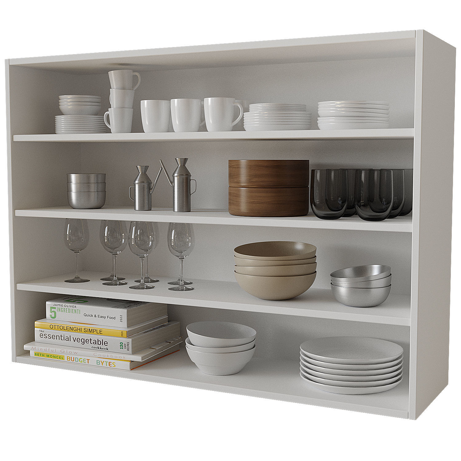 Set of Dishes 5 3D model_6