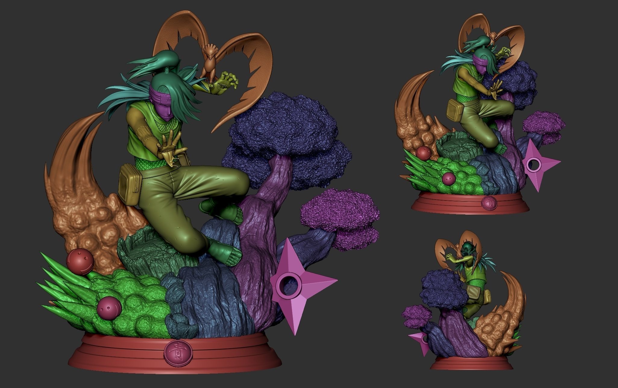 Deidara - Naruto  3D print model_1