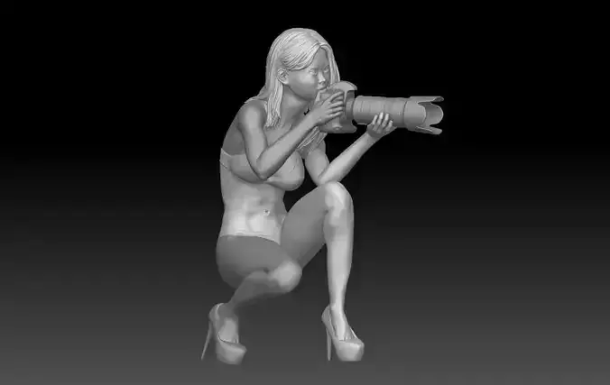 YOUNG GIRL PHOTOGRAPHER SHOOTING IN JAPANESE 3