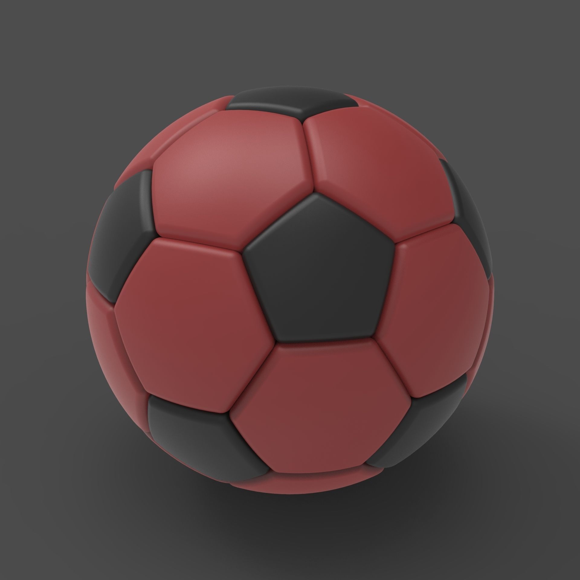 Football soccer ball 3D model_4