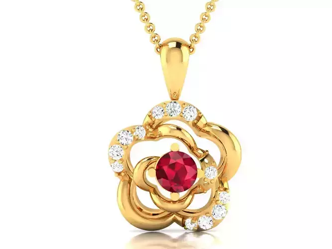 Women Pendants 3dm STL OBJ FBX Renders Details