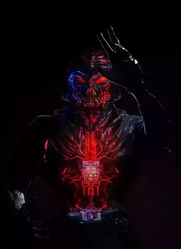 Darth Vader in Mirror World 3D Model