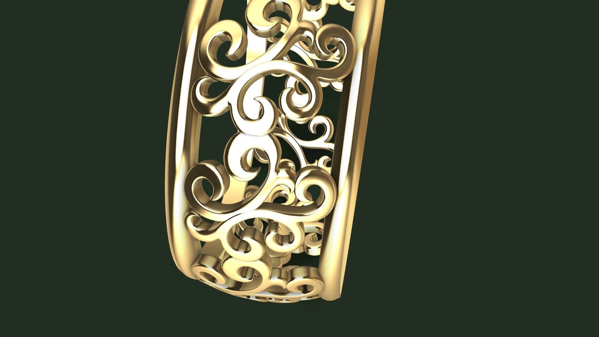 pattern RING STL FILE VERIFIED 3D print model_9