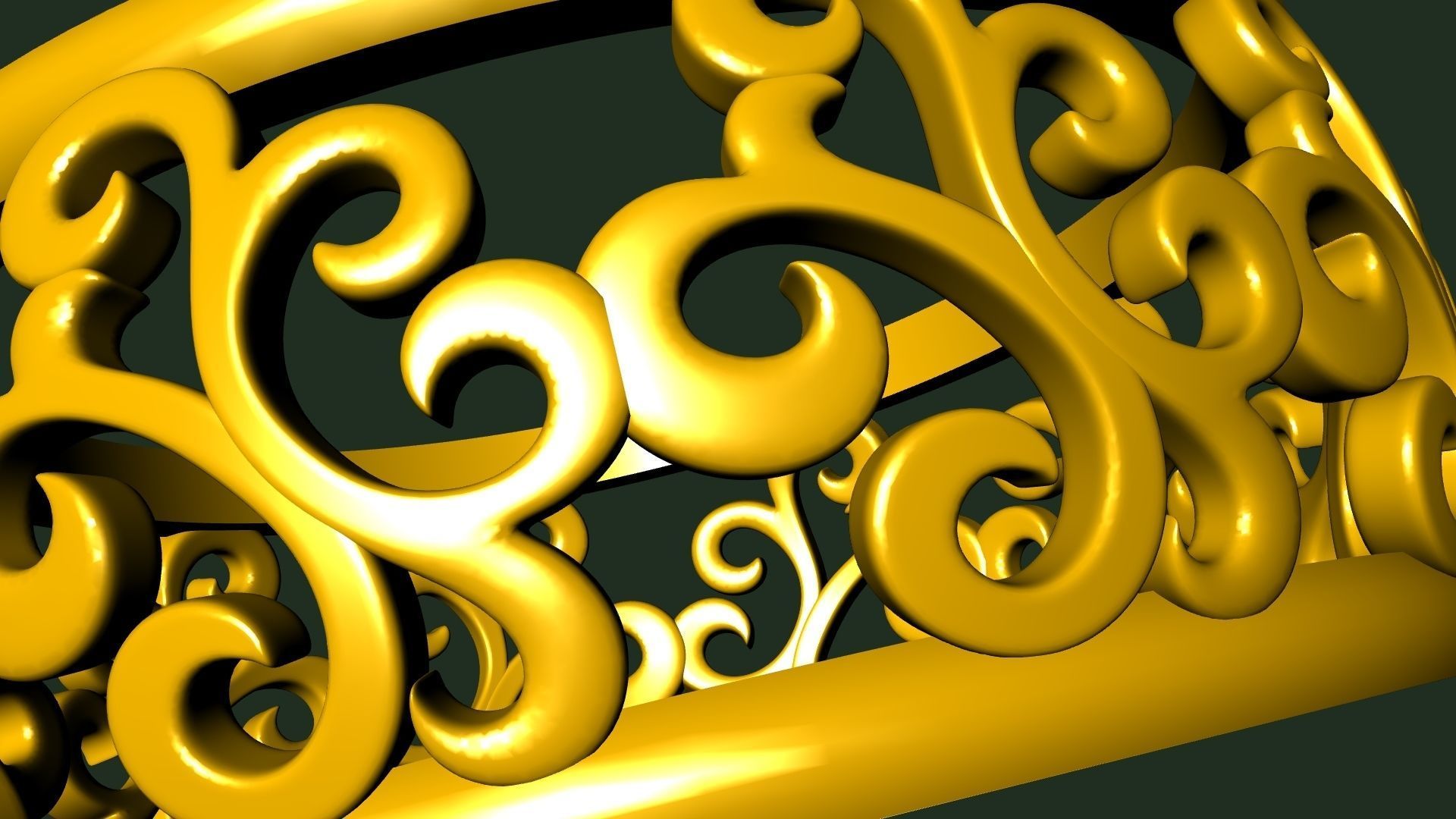 pattern RING STL FILE VERIFIED 3D print model_2