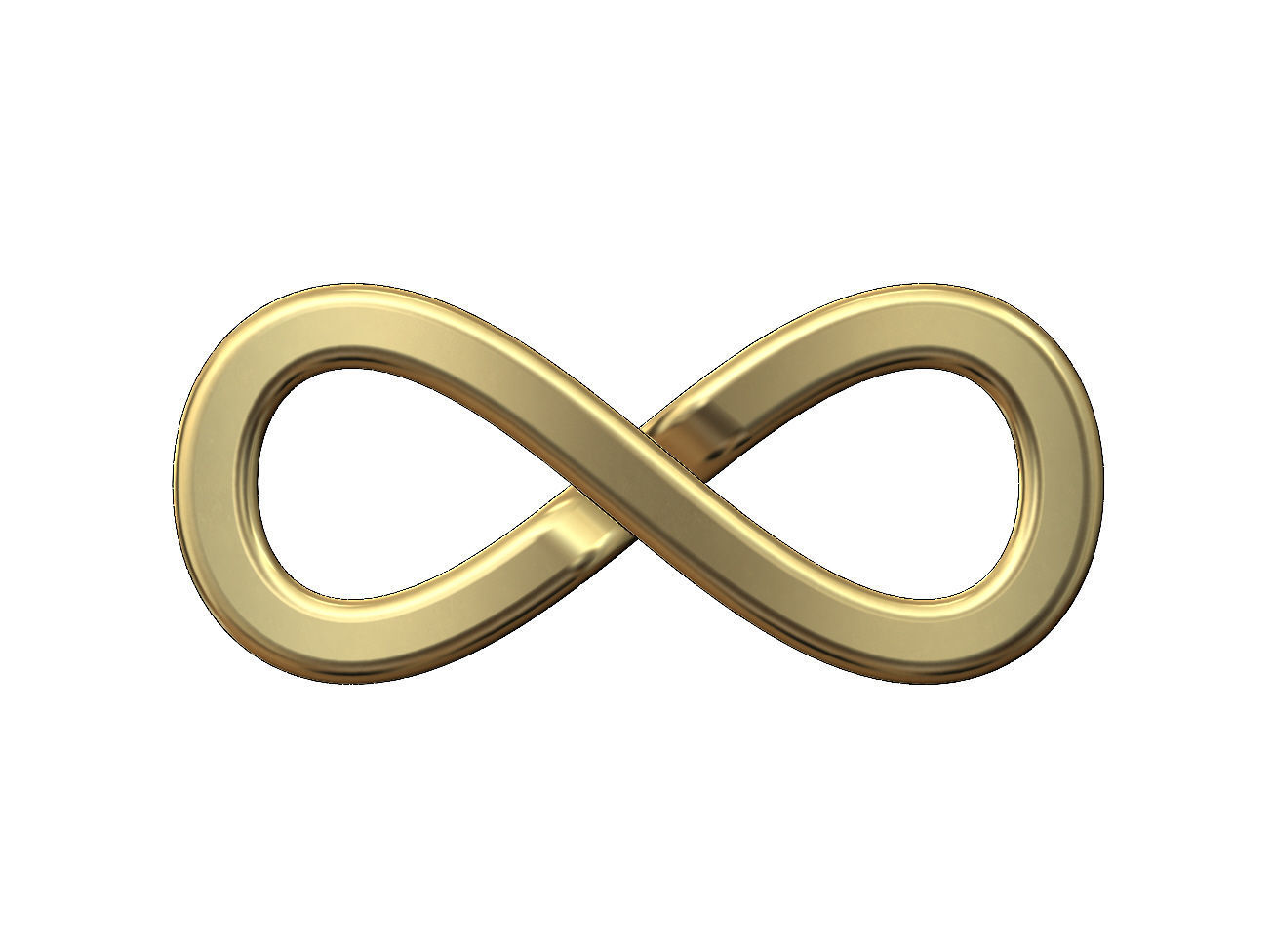 Infinity bracelet slider 3D print model_1