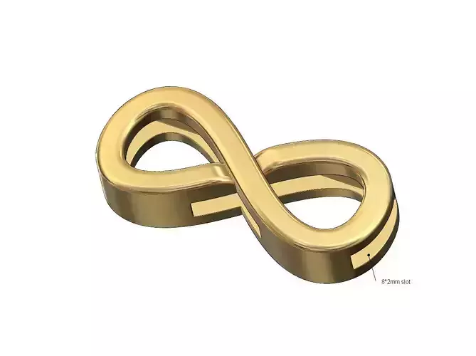 Infinity bracelet slider