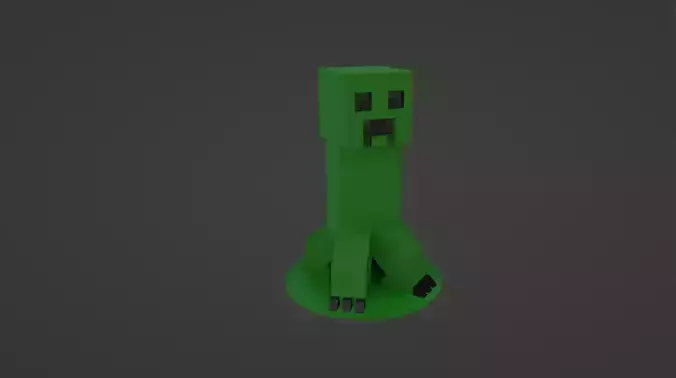 Minecraft standig pose with standing circle
