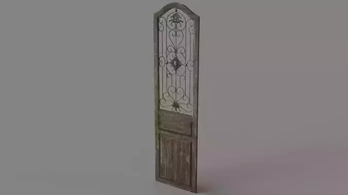 Deco 79 Rustic Wood Wall Decor with Scrolling Ironwork