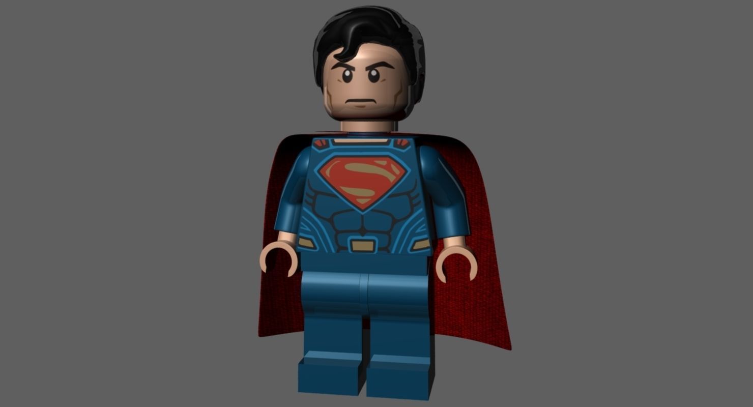 LEGO Superman Batman v Superman 3D model_1