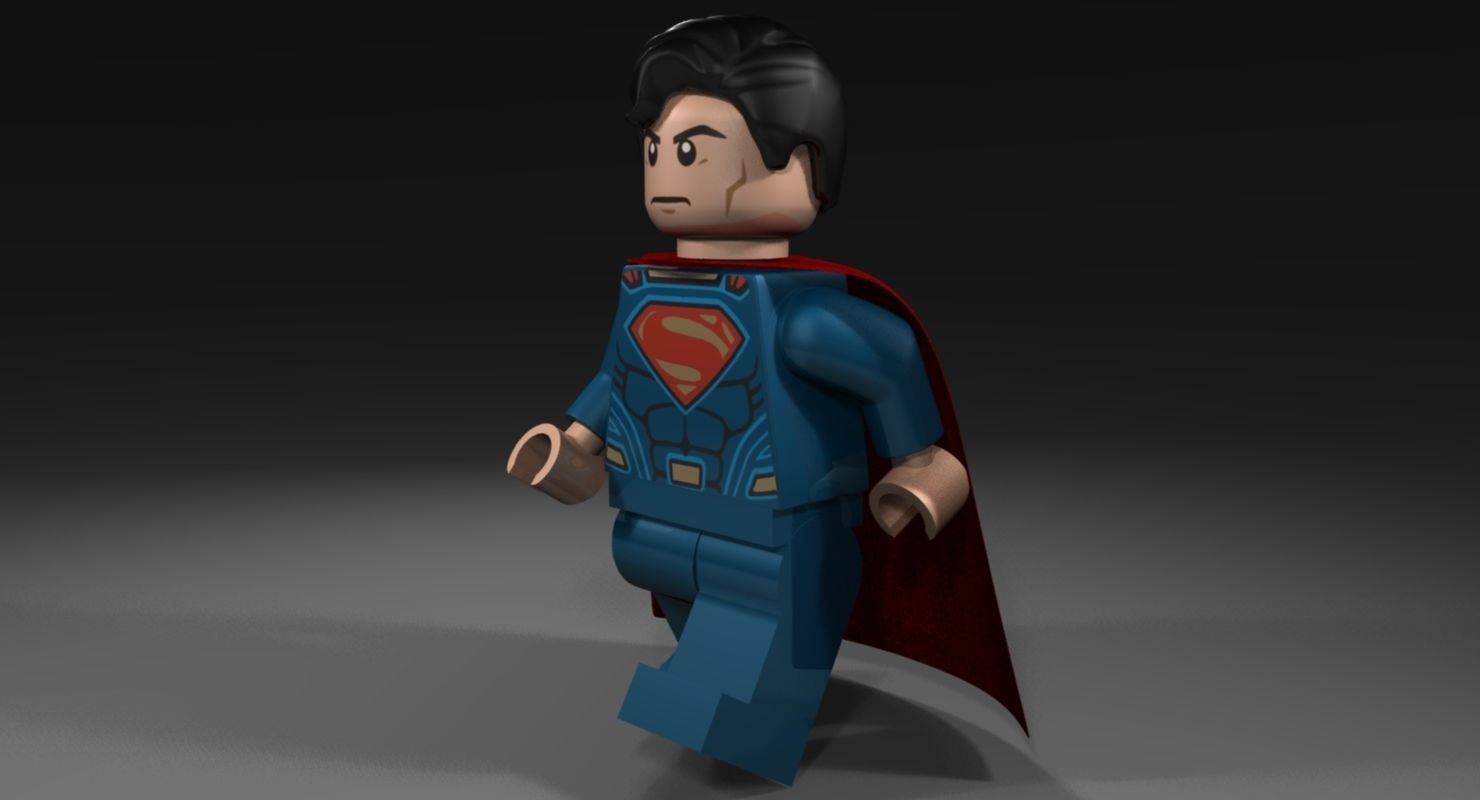LEGO Superman Batman v Superman 3D model_6