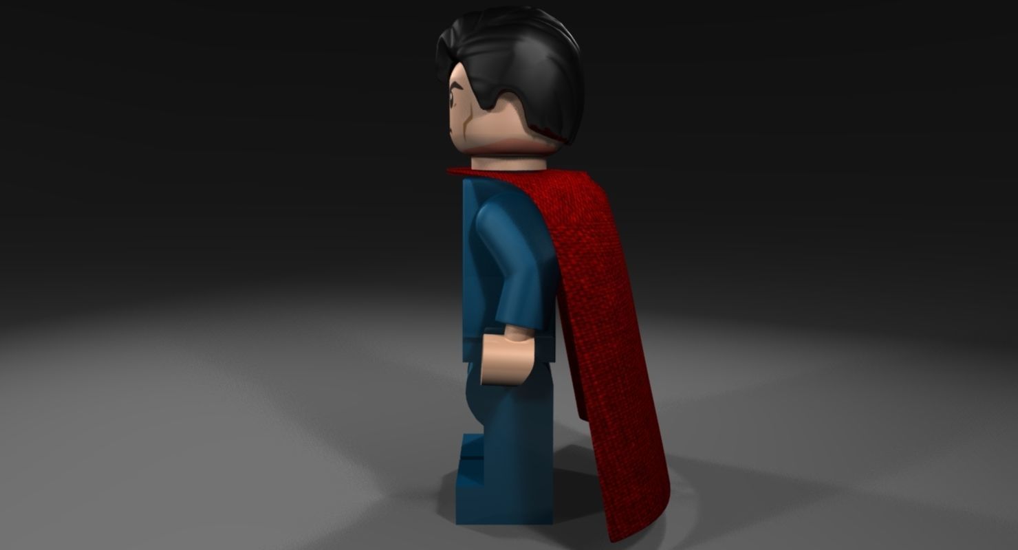 LEGO Superman Batman v Superman 3D model_4