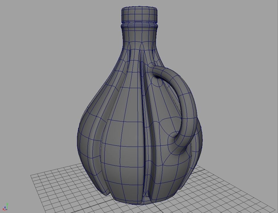House Hold Series - 49 Unique 3D Bottles - 7th Batch Low-poly 3D model_12