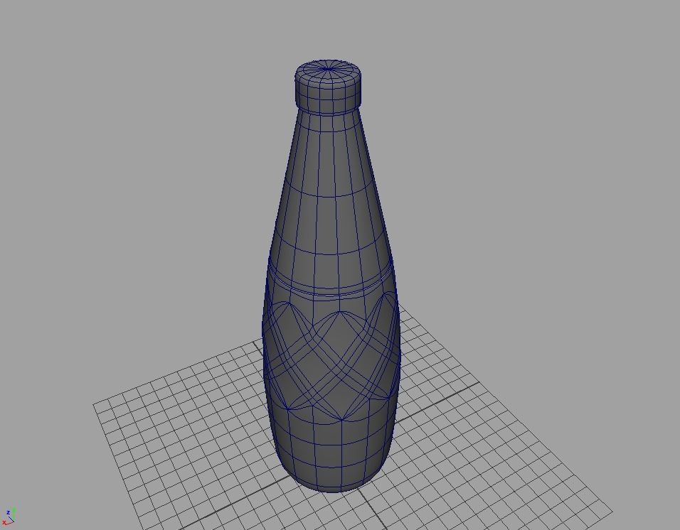 House Hold Series - 49 Unique 3D Bottles - 7th Batch Low-poly 3D model_8