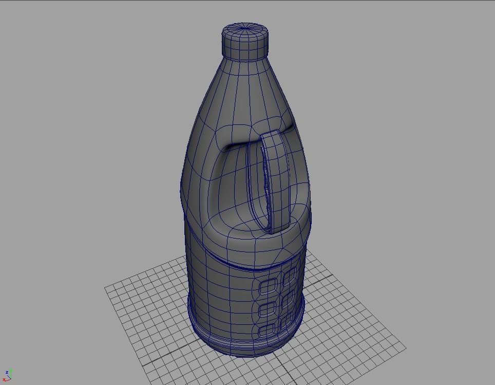 House Hold Series - 49 Unique 3D Bottles - 7th Batch Low-poly 3D model_9
