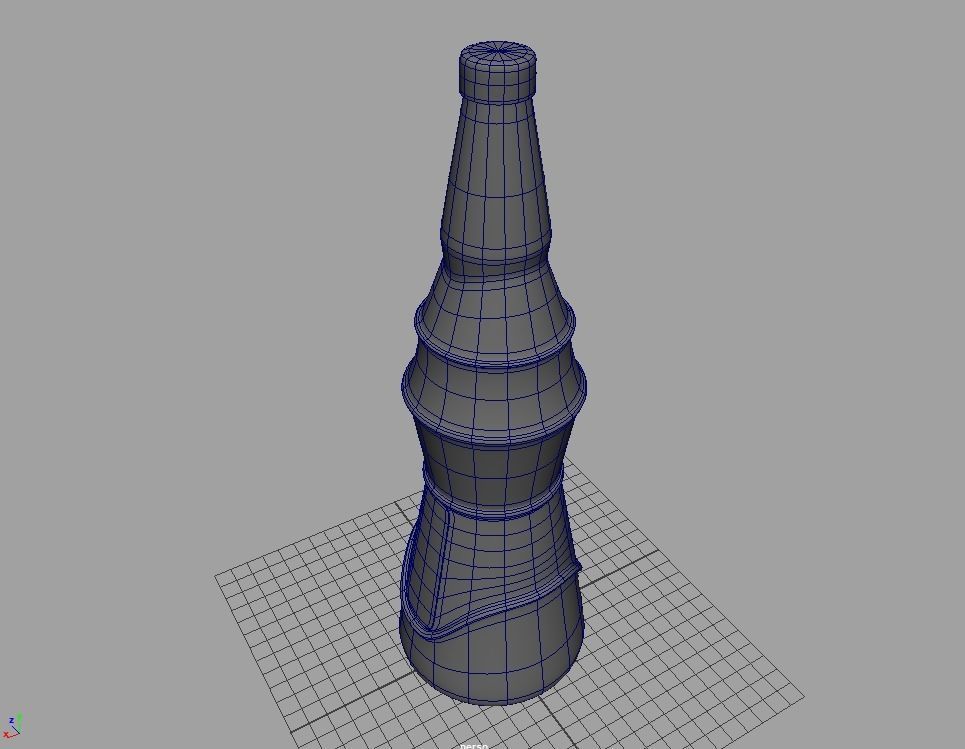 House Hold Series - 49 Unique 3D Bottles - 7th Batch Low-poly 3D model_11