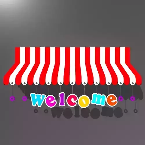 Awning 3d Model 01 3D model