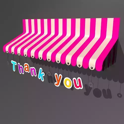 Awning 3d Model 02 3D model