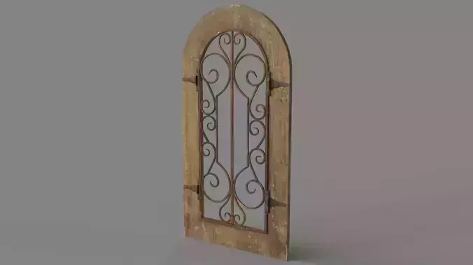 Antique Metal Wall Panel