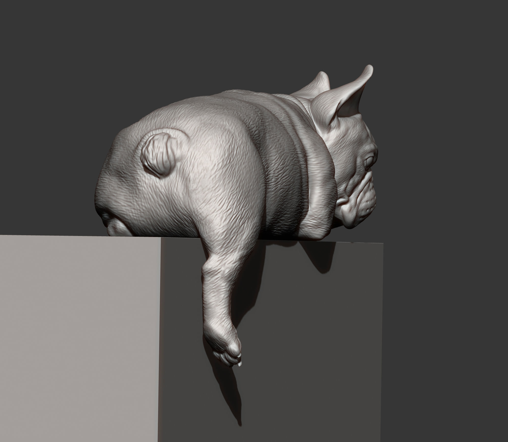 French Bulldog 3D print model_6