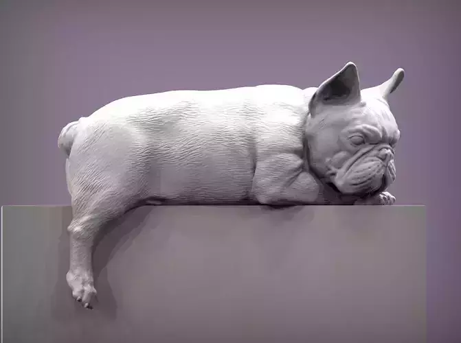 French Bulldog 3D print model French Bulldog 3D print model