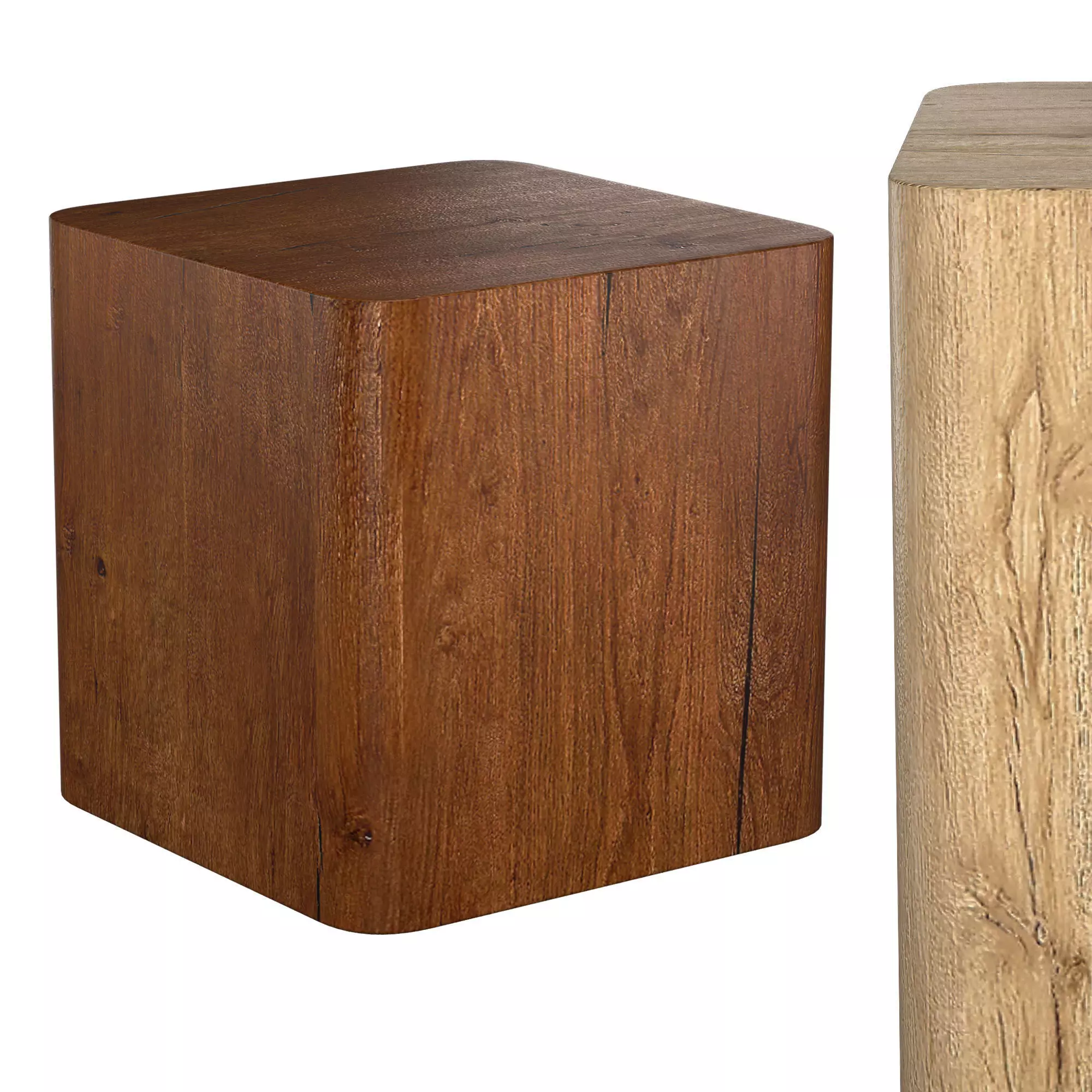 OSLO PLINTH SQUARE SIDE TABLE 3D model_0