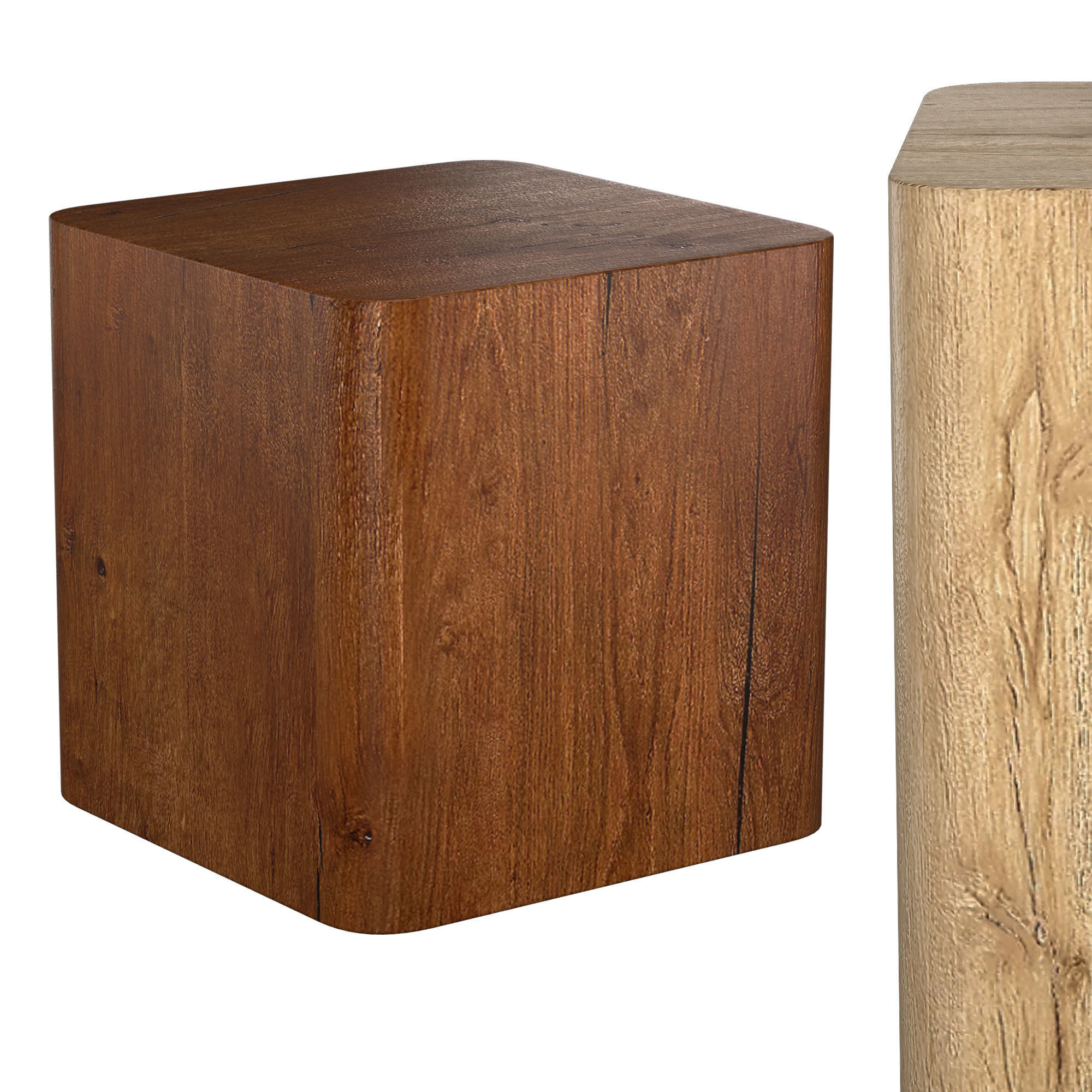 OSLO PLINTH SQUARE SIDE TABLE 3D model_5