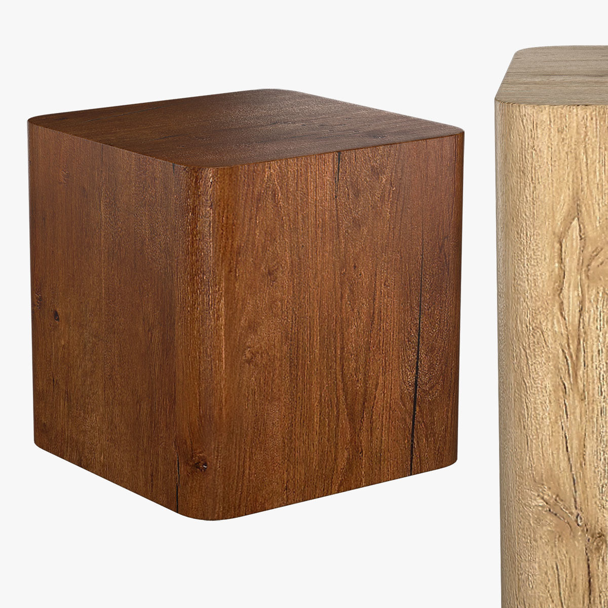 OSLO PLINTH SQUARE SIDE TABLE 3D model_2