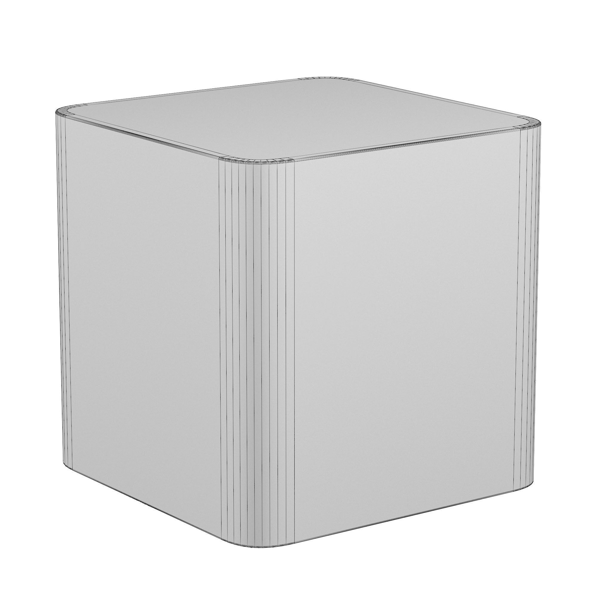 OSLO PLINTH SQUARE SIDE TABLE 3D model_8