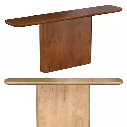 OSLO PEDESTAL CONSOLE TABLE 3D model