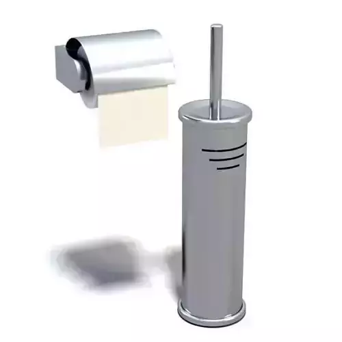 Toilet Brush Holder And Toilet Paper Holder