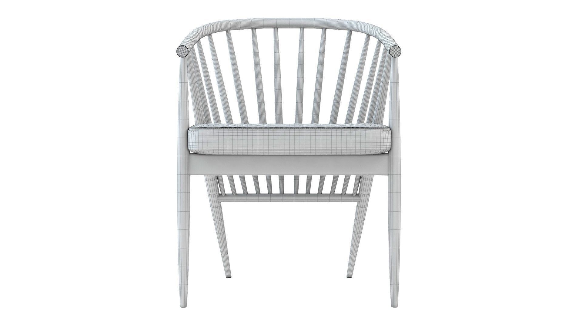 Poltroncina Genny  Armchair Free 3D model_10