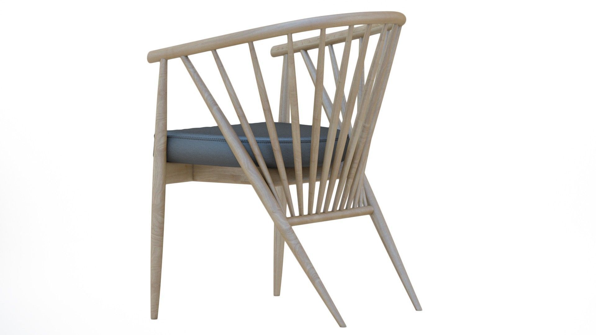 Poltroncina Genny  Armchair Free 3D model_4