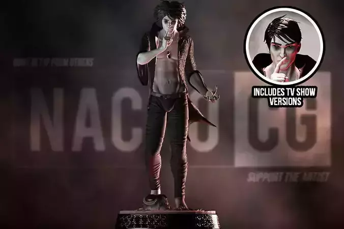 Fan Art Sandman - Statue - includes 2 versions 3D print model