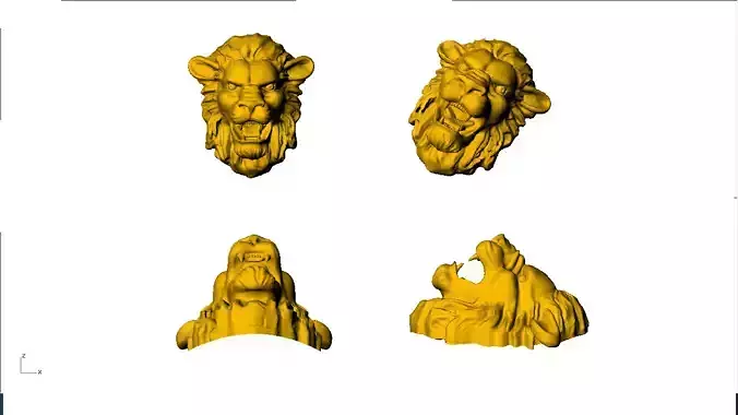 lion face
